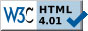 Valid HTML 4.01!